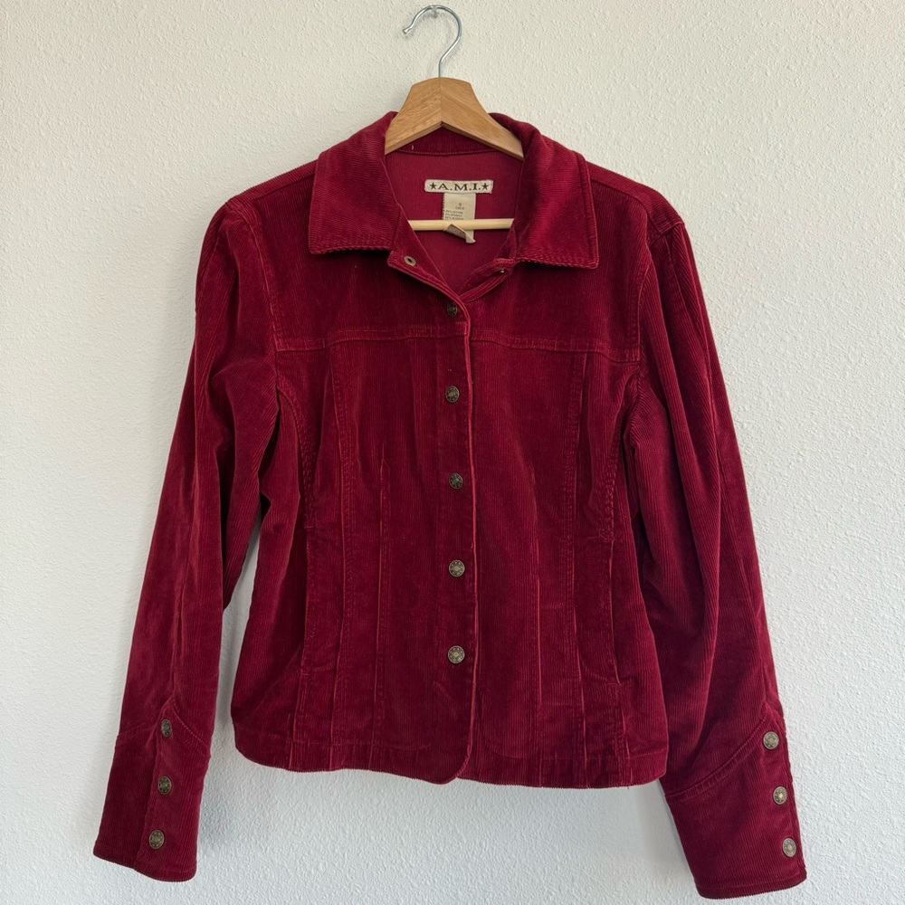 Red Corduroy Jacket